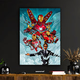 Iron Man Legacy Poster - Tony Stark & Suits Art Print